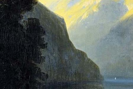 Фрагмент Швейцарский пейзаж