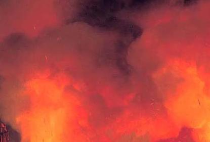 Фрагмент Синопский бой 18 ноября 1853 года (ночь после боя)