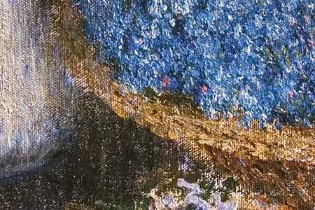 Фрагмент Сирень и незабудки. 1905.