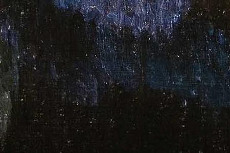 Фрагмент Сирень и незабудки. 1905.