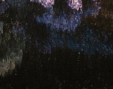 Фрагмент Сирень и незабудки