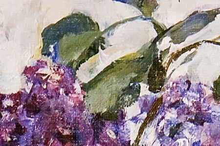 Фрагмент Сирень и три лимона.1978.