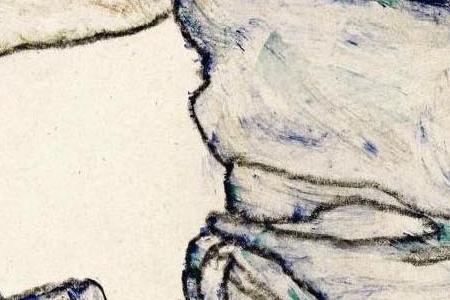 Фрагмент SITZENDE FRAU MIT VIOLETTEN STRÜMPFEN