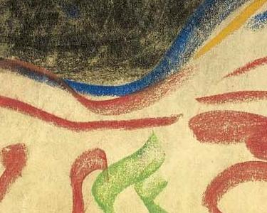 Фрагмент SITZENDES MÄDCHEN MIT HUT