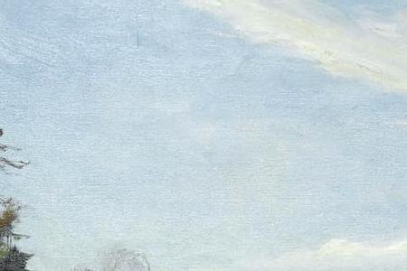 Фрагмент Snow-Covered Landscape