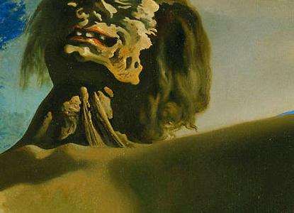 Фрагмент Soft Construction with Boiled Beans (Premonition of Civil War