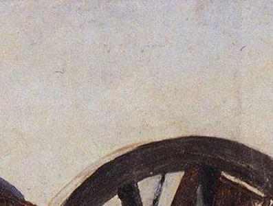 Фрагмент Солдат с пушкой времен войны 1812