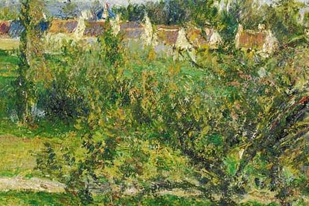 Фрагмент SOLEIL COUCHANT AU VALHERMEIL AUVERS-SUR-OISE