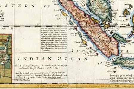 Фрагмент SOUTH EAST ASIA THE DAVID PARRY COLLECTION-OF MAPS