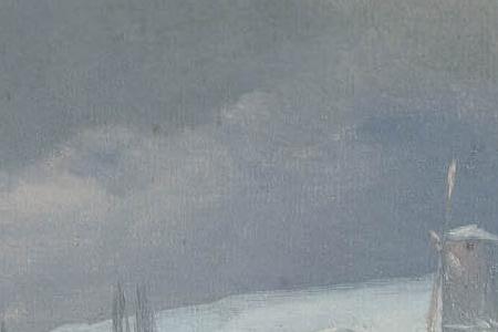 Фрагмент Спасение лошади с наездником из под льда