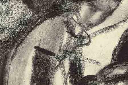 Фрагмент SPIELENDE MÄDCHEN UNTER BÄUMEN