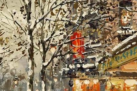 Фрагмент St Denis in winter