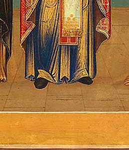 Фрагмент St Nicholas the Miracle Worker Ioannikiy and Onufriy the Great