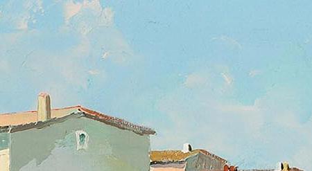 Фрагмент St Tropezsigned inscribed