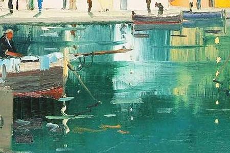 Фрагмент St Tropezsigned inscribed