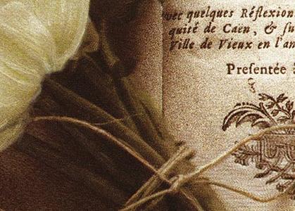 Фрагмент Стариная книга с белыми цветами