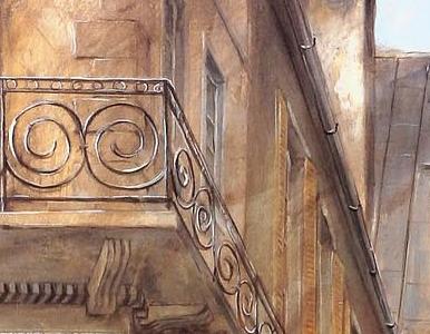 Фрагмент Старый горо "Уикенд в Париже II"