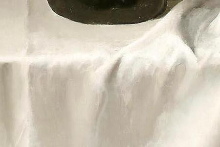 Фрагмент Still life of glass bottles