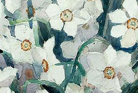 Фрагмент Still life of Narcissi