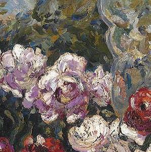 Фрагмент STILL LIFE WITH PEONIES