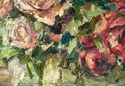 Фрагмент Still life with roses