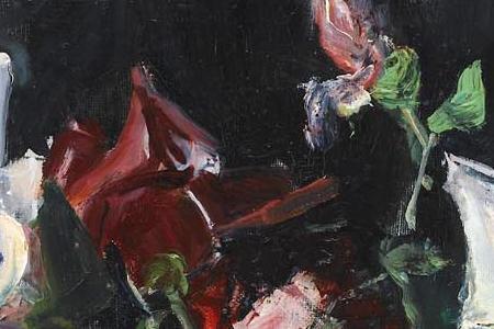 Фрагмент STILL LIFE WITH ROSES