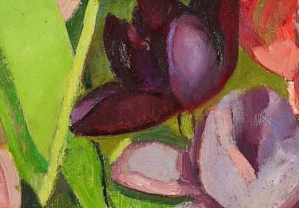 Фрагмент Still life with tulip