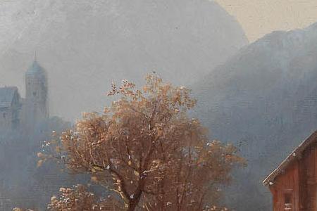 Фрагмент Сцена на озере