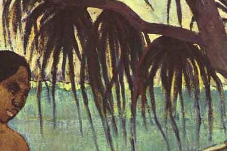 Фрагмент Сценв молодые люди беседуют Таити