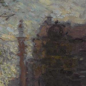 Фрагмент STUDY FOR RAINY DAY, COLUMBUS CIRCLE