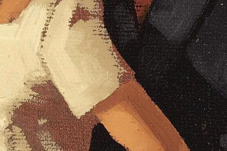 Фрагмент STUDY FOR THE MAN IN THE NAVY SUIT