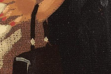 Фрагмент STUDY FOR THE MAN IN THE NAVY SUIT