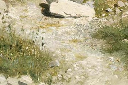 Фрагмент SUMMER LANDSCAPE IN THE MOUNTAINS