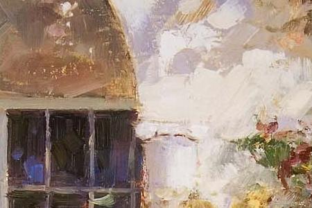 Фрагмент Sunset colonade.