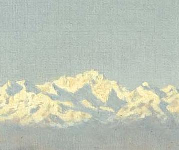 Фрагмент SUNSET IN THE HIMALAYAS