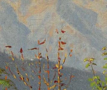 Фрагмент SUNSET IN THE HIMALAYAS