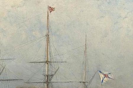 Фрагмент TAKING THE PILOTS ON BOARD