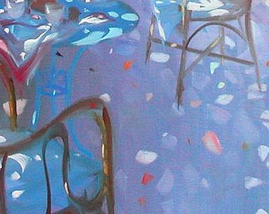 Фрагмент Tea in the garden