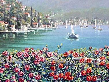 Фрагмент Terrace in Bellagio