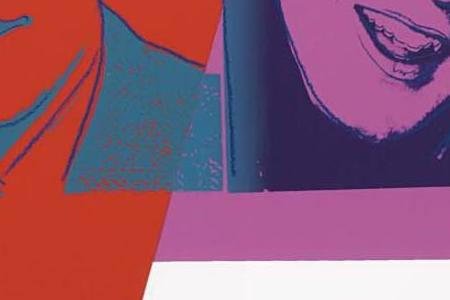 Фрагмент THE BEATLES красно пурпурная