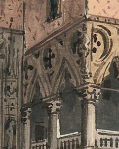 Фрагмент The Doge s Palace and Basilica San Marco Venice