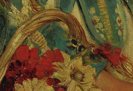 Фрагмент THE FLOWER GIRL