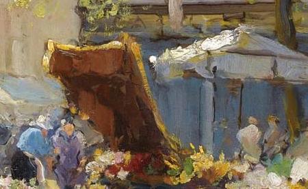 Фрагмент THE FLOWER MARKET IN AIX-EN-PROVENCE