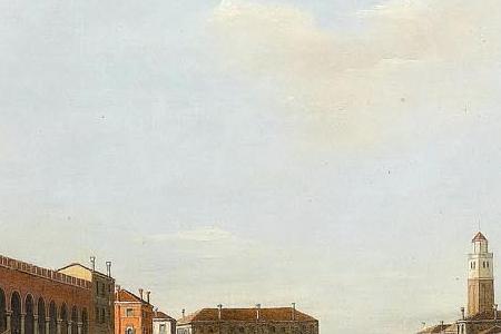 Фрагмент The Grand Canal Venice looking North West from the Palazzo Vendramin Calergi towards San Geremia