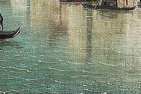 Фрагмент The Grand Canal Venice looking toward the south east with Santo Stae and the Fabbriche Nuove