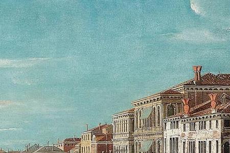 Фрагмент The Grand Canal Venice looking toward the south east with Santo Stae and the Fabbriche Nuove