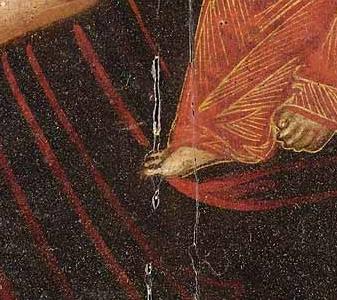 Фрагмент The Hodigitria Mother of God, ITALO-CRETAN, 17th century