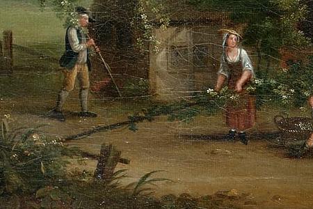 Фрагмент The Hop Pickers