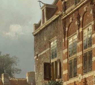 Фрагмент THE KOOPMANSSTRAAT AND MARKET BRIELLE