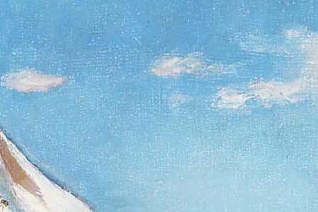 Фрагмент THE MATTERHORN AT A LITTLE LAKE